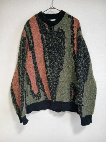 ZARA 오버 사이즈 니트 스웨터 올 패턴 Y2K