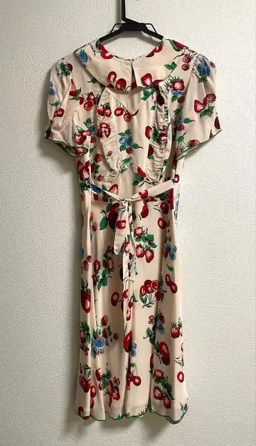 [ 미사용 새상품 ] ANNA SUI 원피스 레트로 후르츠 안나수이