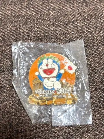 도라에몽 올림픽 아테네 2004 핀 배지