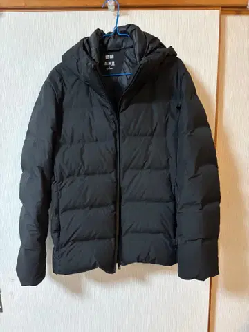 UNIQLO 유니클로 심리스 다운 자켓 블랙