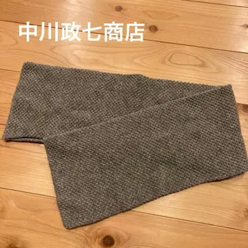 나카가와 마사시치 상점 사슴 무늬 편직 워셔블 머플러