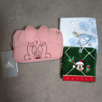 Disney 미니 마우스 파우치와 손수건 세트