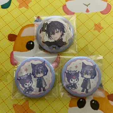 니지산지 Dytica 산리오 캔뱃지 코야나기 로우 등신 1 SD 2