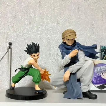 HUNTER x HUNTER 곤과 진 부자 피규어 세트 제일복권