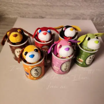 [ 오차이누 ] 뿅코뿅코 캔 체인 6종 세트