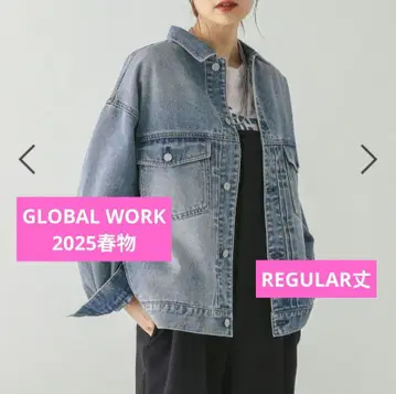 GLOBAL WORK GOOD 데님 야와라카 자켓(데님 자켓)