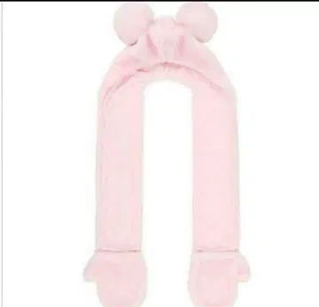 미니 머플러 캡 핑크