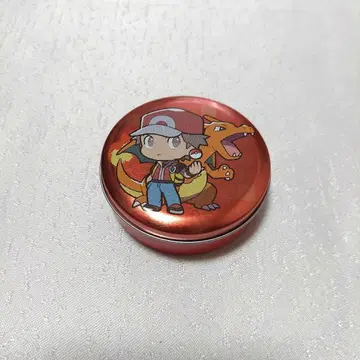 포켓몬 트레이너 레드 원통형 틴 포켓몬 센터