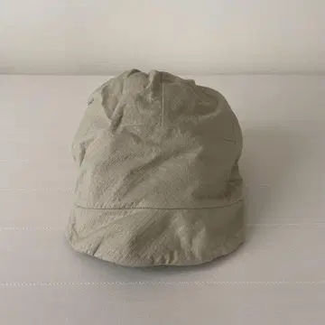 [ CA4LA ] 베이지 플리츠 디자인 헌팅 캡