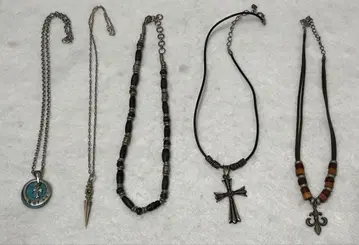 보물찾기 목걸이 5세트 남성용 펜던트