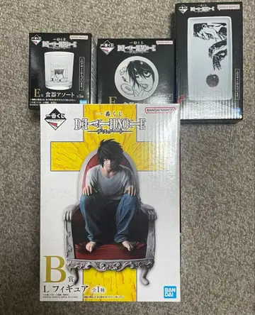 DEATH NOTE 제일복권 B상 L 피규어, e상 컴플리트 상품