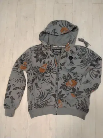 69SLAM 플로럴 후드티 S 사이즈