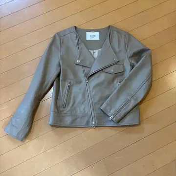 [ 새상품급 ] SLOBE IENA 가죽 자켓 그레이지 아마카 자라