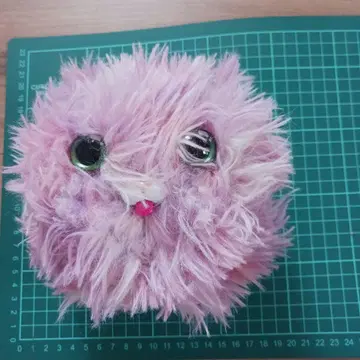 신비한 솜털 후와모코린 핑크 봉제 인형