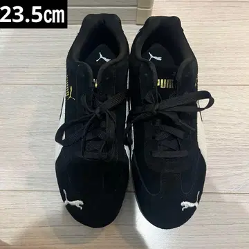 PUMA 스피드 캣 블랙 화이트 23.5cm