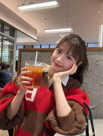 bibiy. B. POLO KNIT 새상품 RED