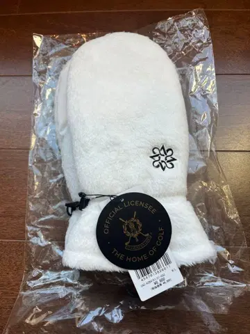 St Andrews 플리스 미튼 화이트