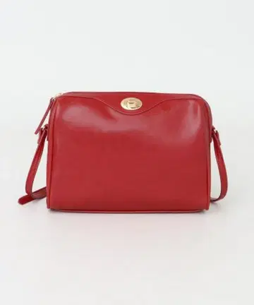 가죽 레드 숄더백
