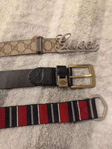 남성용 벨트 3개 세트