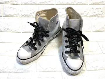 컨버스 CONVERSE 실버 하이컷 스니커즈 24cm