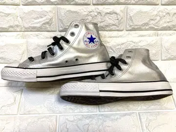 컨버스 CONVERSE 실버 하이컷 스니커즈 24cm