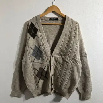 Lyle & Scott 아가일 가디건