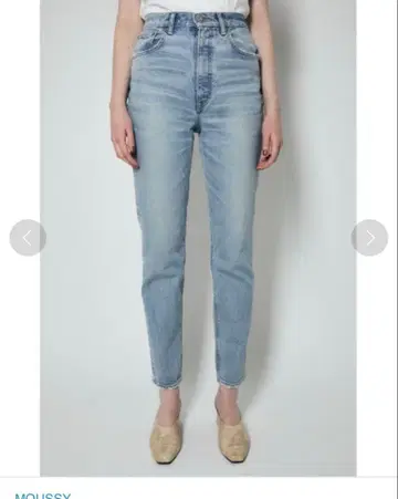 MOUSSY HW ISM 스키니 라이트 블루 25인치