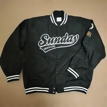 WEGO SUNDEY SKATE CLUB 충전솜 바시티 자켓 L 사이즈