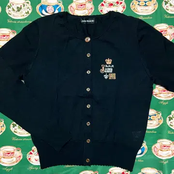 제인 마플 로고 자수 가디건1