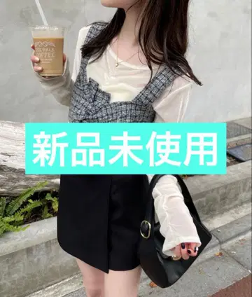 택 포함 hinari 시어 플로키 개더 상의