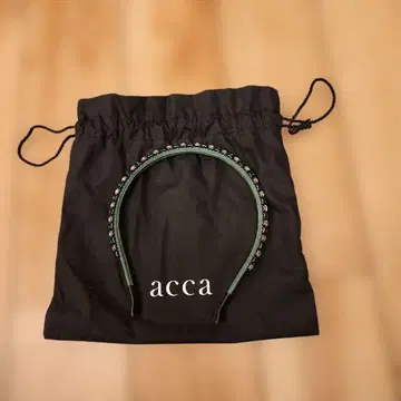 acca 비쥬 부착 헤어밴드