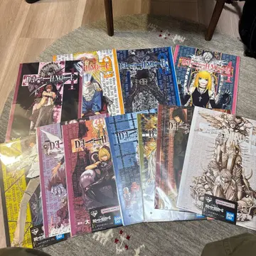 제일복권 DEATH NOTE F상 클리어 포스터 세미 컴플리트