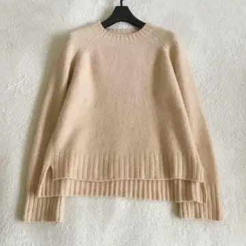 뷰티 앤 유스 울 캐시미어 9 게이지 래글런 니트 풀오버