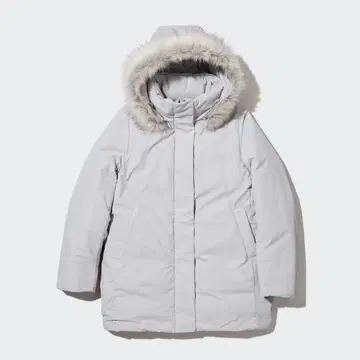 유니클로 하이브리드 다운 코트