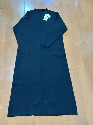 미사용 새상품 RIM ARK 블랙 롱 니트 원피스 36