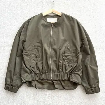 ESTNATION 노카라 트윌 나일론 블루종 36 카키