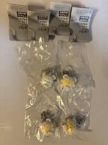 메지루시 액세서리 산리오 포근포근 스노우 포차코 폼폼푸딩