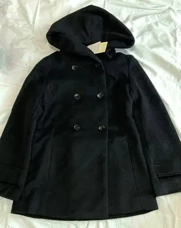 새상품 HusHusH 컷 샤기 코트 블랙 L 사이즈