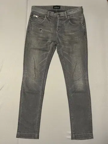 DIET BUTCHER SLIM SKIN 루즈핏 데님 그레이