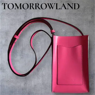 [ 새상품급 ] TOMORROWLAND 리사이클 가죽 폰 숄더백