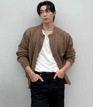 lmood 알파카 가디건