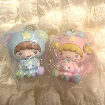 리틀트윈스타 별하늘의 엔젤 시크릿 키링 키키라라 2종류