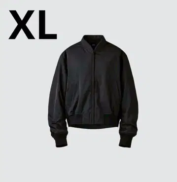 UNIQLO 유니클로 보머 자켓 BLACK XL