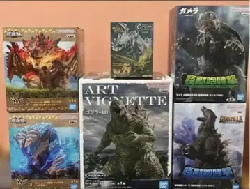 고질라 가메라 기타 피규어 세트