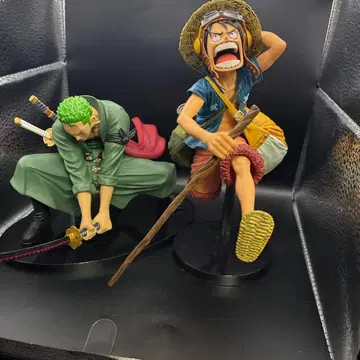 원피스 조형왕 정상결전 IV 조로 루피 2체 세트