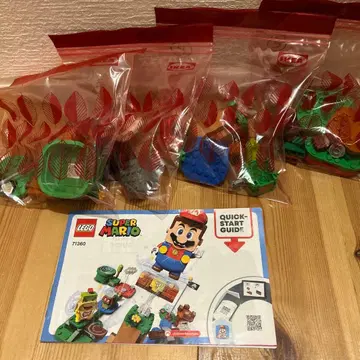 슈퍼 마리오 레고 71360 스타터 세트 마리오 없음 중고 부품 부족