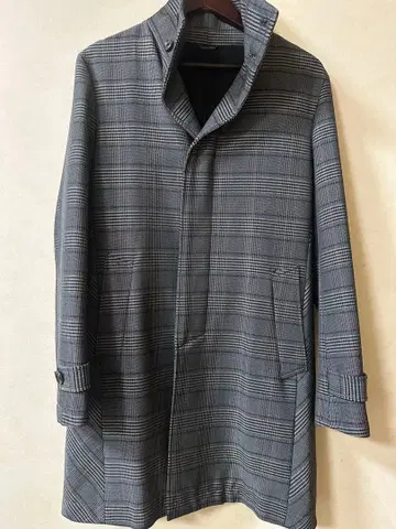 junhashimoto 스탠드 카라 코트