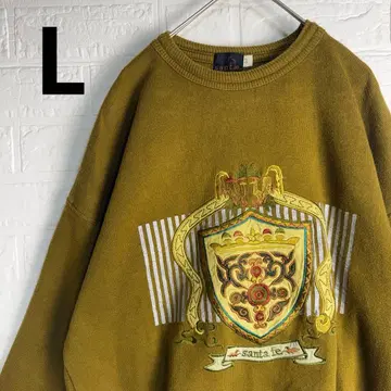 [ 새상품급 ] Santa fe 산타페 자수 맨투맨 트레이닝복 크롭