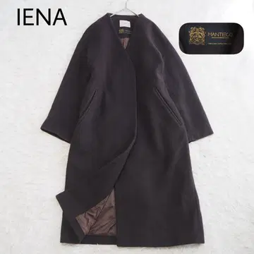 이에나 마테코 노카라 롱 코트 울 IENA MANTECO