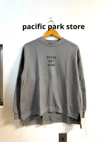 pacific park store 파시픽 파크 스토어 로고 트레이닝복